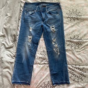 American Eagle Artist Crop Jeans, Size 8